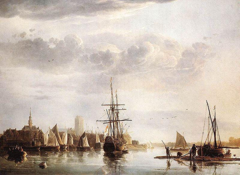 Aelbert Cuyp Ansicht von Dordrecht France oil painting art
